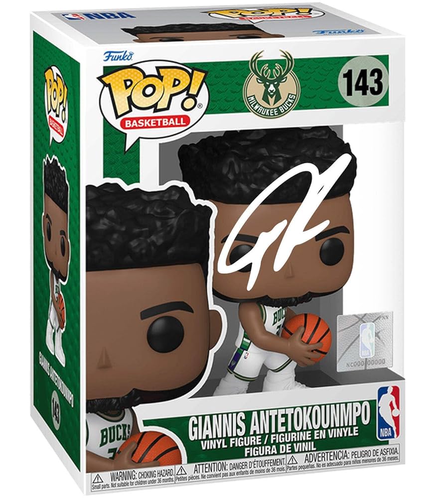 Giannis Antetokounmpo #143 Facsimile Signed Reprint Laser